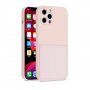 Zaščitni ovitek z žepkom za kartice za iPhone 12 Pro - roza