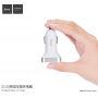 Avtomobilski polnilnik HOCO (5V / 3.1A) z dvema USB vhodoma za Apple iPhone / iPad / iPod - bela