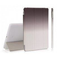 Iridescent pametni etui / ovitek s spanjem in stojalom Apple iPad 9,7 "(2017) / iPad 2018 - črno-bela