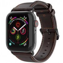 DUX DUCIS usnjeni pašček za Apple Watch Ultra 49mm / 46mm / 45mm / 44mm / 42mm - kava rjava