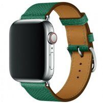 Usnjeni pašček za Apple Watch Ultra 49mm / 46mm / 45mm / 44mm / 42mm - zelena