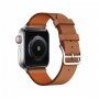 Usnjeni pašček za Apple Watch Ultra 49mm / 46mm / 45mm / 44mm / 42mm - rjava