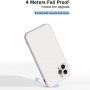 Silikonski zaščitni ovitek z ravnimi robovi za iPhone 11 Pro - svetlo modra