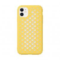 Zaščitni ovitek s perforacijo za odvajanje toplote za iPhone 11 Pro Max - rumena