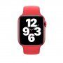 Natakljiv silikonski pašček za Apple Watch Ultra 49mm / 46mm / 45mm / 44mm / 42mm - S - rdeče