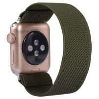 Najlonski navojni plašček za Apple Watch Ultra 49mm / 46mm / 45mm / 44mm / 42mm - olivno