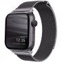 Uniq Dante jekleni pašček za Apple Watch Ultra 49mm / 46mm / 45mm / 44mm / 42mm - grafit