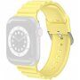 Elegantni silikonski trakec za Apple Watch Ultra 49mm / 46mm / 45mm / 44mm / 42mm - rumena