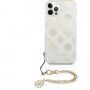 Guess Chain Peony ovitek za iPhone 12 Pro Max - zlati