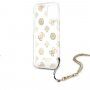 Guess Chain Peony ovitek za iPhone 12 Pro Max - zlati