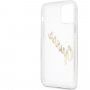 Guess Vintage Script Gold Logo ovitek za iPhone 12 Pro Max - zlati