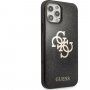 Guess Big 4G Full Glitter ovitek za iPhone 12 Pro Max - črna