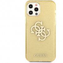 Guess Big 4G Full Glitter ovitek za iPhone 12 Pro Max - zlati