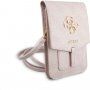 Guess 4G Metal Logo univerzalna torbica za iPhone - roza