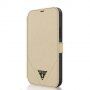Guess Saffiano V Stitch Book flip etui za iPhone 12 / 12 Pro - zlato