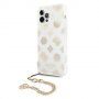 Guess Chain Peony ovitek za iPhone 12 Pro Max - zlati