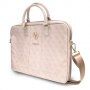 Guess 4G Metal Logo torbica za MacBook do 16" - roza