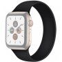 Natakljiv silikonski pašček za Apple Watch 42mm / 41mm / 40mm / 38mm - S - črna