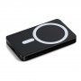 Power bank 4 000 mAh z brezžičnim polnilcem MagSafe z vhodom USB-C - črna