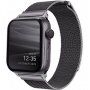 Uniq Dante jekleni pašček za Apple Watch 42mm / 41mm / 40mm / 38mm - grafit