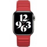 Silikonski trak z magnetno spono za Apple Watch 42mm / 41mm / 40mm / 38mm - rdeče