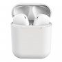 InPods 12 brezžične slušalke bluetooth s polnilnim ohišjem za Apple naprava - bela