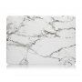 Ovitek z vzorcem marmorja za MacBook Air 13'' (A1932 / A2179 / A2337) - belo-siva