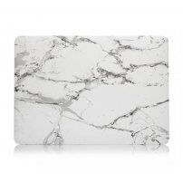 Ovitek z vzorcem marmorja za MacBook Air 13'' (A1932 / A2179 / A2337) - belo-siva
