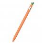 Zaščitni silikonski ovitek z listi za Apple Pencil 1. generacije - oranžna