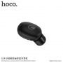 HOCO majhna brezžična Bluetooth slušalka z mikrofonom za Apple iPhone - črna