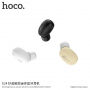 HOCO majhna brezžična Bluetooth slušalka z mikrofonom za Apple iPhone - črna