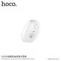 HOCO majhna brezžična Bluetooth slušalka z mikrofonom za Apple iPhone - bela