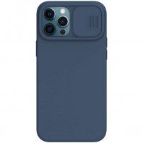 Nillkin CamShield Silky ovitek za iPhone 12 Pro Max - modro
