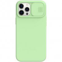 Nillkin CamShield Silky ovitek za iPhone 12 Pro Max - zelena