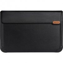NILLKIN Horizontal ovitek s stojalom za MacBook do 16" - črna