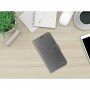 FIXED FIT Shine flip prešit etui za iPhone 12 mini - antracit
