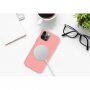 FIXED MagFlow silikonski ovitek z MagSafe za iPhone 12 mini - roza