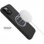 FIXED MagFlow silikonski ovitek z MagSafe za iPhone 12 mini - roza