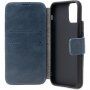 FIXED ProFit usnjen etui za iPhone 12 / 12 Pro - modro