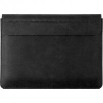 FIXED Oxford usnjen etui za MacBook Air 13" (A1237 / A1304 / A1369 / A1466) - črna