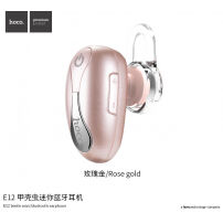 Bluetooth slušalka HOCO Beetle za Apple iPhone - roza-zlato