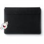 FIXED Oxford usnjen etui s prešitjem za MacBook 12" (A1534) - črna