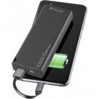 CellularLine FREEPOWER SLIM powerbank z vhodom USB-A - 1 000 mAh - črna