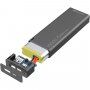 CellularLine FREEPOWER SLIM powerbank z vhodom USB-A - 1 000 mAh - črna