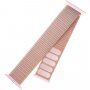 FIXED Nylon Strap pasek iz najlona za Apple Watch 42mm / 41mm / 40mm / 38mm - roza-zlato