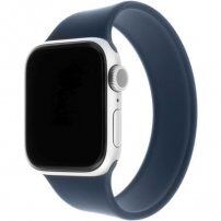 FIXED silikonski pasek za Apple Watch Ultra 49mm / 46mm / 45mm / 44mm / 42mm - S - temno modro