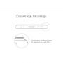NILLKIN kaljeno steklo 3D Apple iPhone 6 / 6S - bela
