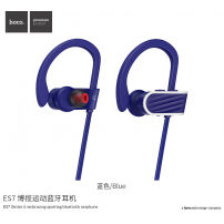HOCO brezžične Bluetooth športne slušalke za iPod Apple iPhone - modro