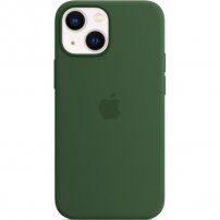 Originalni Apple silikonski ovitek z MagSafe za iPhone 13 mini - zelena detelja
