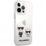 Karl Lagerfeld Ikonik ovitek za iPhone 13 Pro Max - jasno